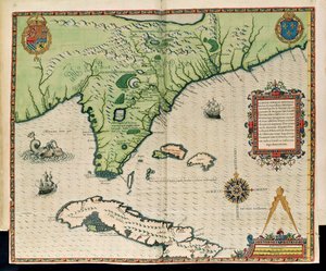 Mappa della Florida, da 
